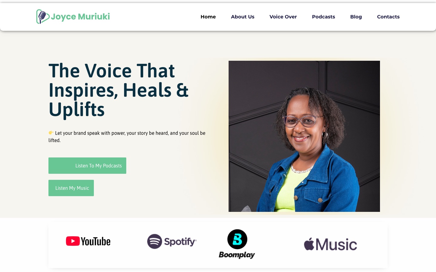 Joyce Muriuki Music homepage